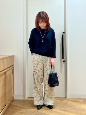 「かぐれ（カグレ）のアイテム」を使った、くずみさん（レディース・159cm）の春コーディネート