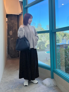 くずみさん（レディース・159cm）の冬コーディネート