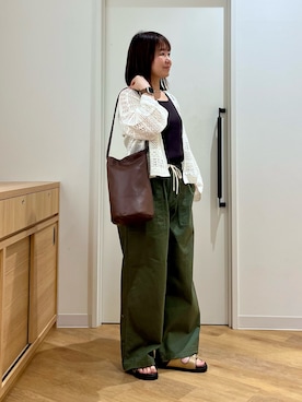 「アイテム（その他雑貨）」を使った、くずみさん（レディース・159cm）の春コーディネート