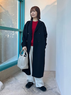 「冬の注目アウター」｜くずみさん（レディース・159cm）の秋コーディネート