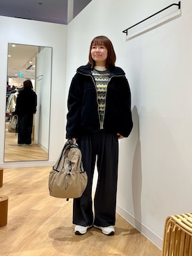 くずみさん（レディース・159cm）の冬コーディネート