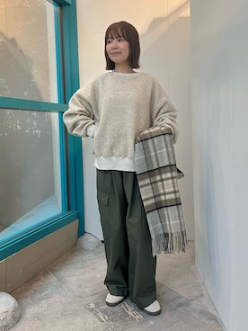 「アイテム（その他トップス）」を使った、くずみさん（レディース・159cm・40代）の秋コーディネート