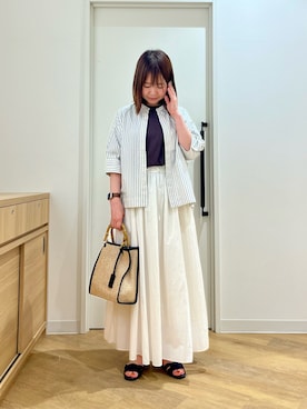 「帰省コーデ」｜くずみさん（レディース・159cm）の春コーディネート
