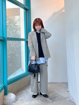 くずみさん（レディース・159cm）の冬コーディネート