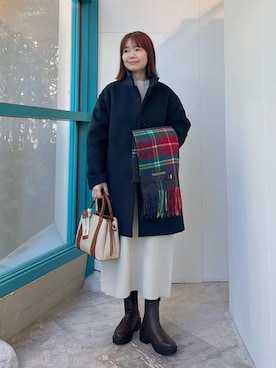 「アイテム（ワンピース）」を使った、くずみさん（レディース・159cm・40代）の秋コーディネート