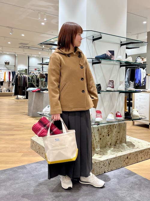 セール】【再入荷】『UR TECH SMOOTHLUXE』片ヒダプリーツスカート｜冬