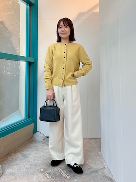 「アイテム（バッグ）」を使った、くずみさん（レディース・159cm・40代）の秋コーディネート