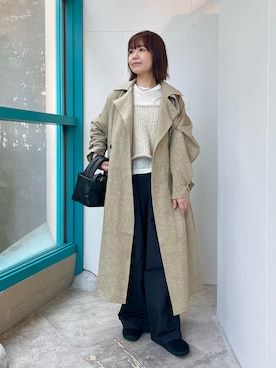 「アイテム（ジャケット/アウター）」を使った、くずみさん（レディース・159cm・40代）の秋コーディネート