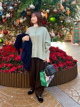 くずみさん（骨格ウェーブ・レディース・159cm）の冬コーディネート