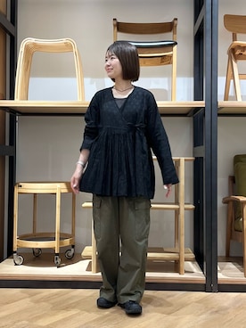 くずみさん（レディース・159cm・50代）の秋コーディネート