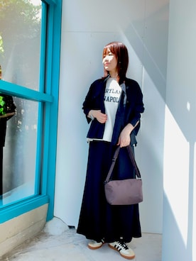 くずみさん（骨格ウェーブ・レディース・159cm・40代）の秋コーディネート