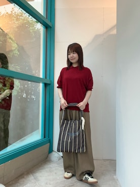 くずみさん（骨格ウェーブ・レディース・159cm・40代）の秋コーディネート