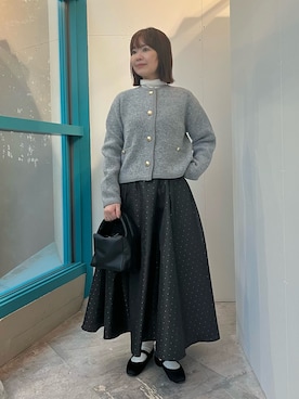 「アイテム（パンプス）」を使った、くずみさん（レディース・159cm・40代）の秋コーディネート