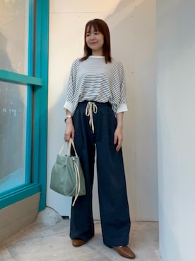 「URBAN RESEARCH DOORS（アーバンリサーチドアーズ）のアイテム（シューズ）」を使った、くずみさん（レディース・159cm）の秋コーディネート