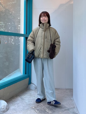 「アイテム（ファッション雑貨）」を使った、くずみさん（レディース・159cm・40代）の秋コーディネート