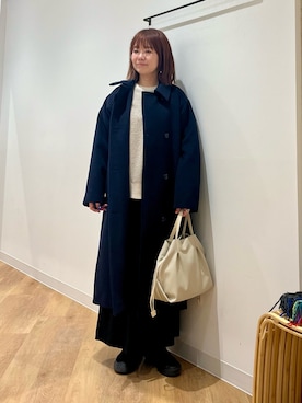 「アイテム（テーラードジャケット）」を使った、くずみさん（レディース・159cm・40代）の冬コーディネート