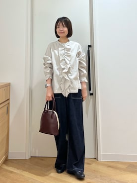 くずみさん（レディース・159cm・50代）の秋コーディネート