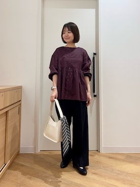 「URBAN RESEARCH DOORS（アーバンリサーチドアーズ）のアイテム（バンダナ/スカーフ）」を使った、くずみさん（レディース・159cm）の夏コーディネート