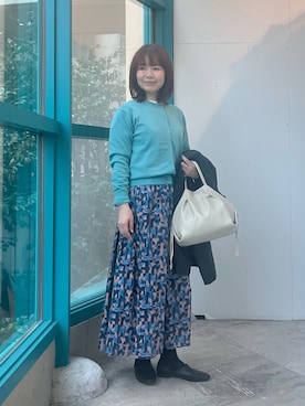 「かぐれ（カグレ）のアイテム」を使った、くずみさん（レディース・159cm）の春コーディネート