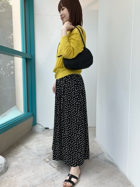 「アイテム（スカート）」を使った、くずみさん（レディース・159cm・40代）の夏コーディネート