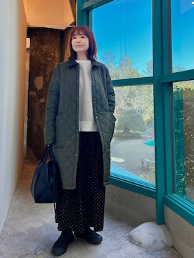 「アイテム（テーラードジャケット）」を使った、くずみさん（レディース・159cm・40代）の冬コーディネート