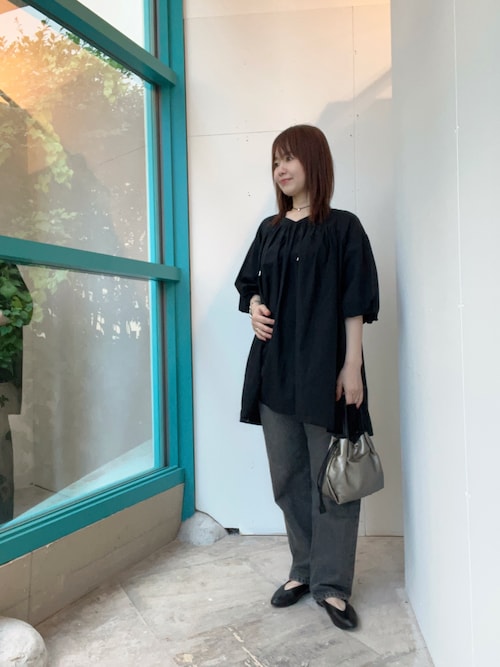 セール】コットンボイルVネックチュニック（チュニック）｜URBAN