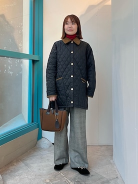 「アイテム（テーラードジャケット）」を使った、くずみさん（レディース・159cm・40代）の秋コーディネート