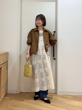 「URBAN RESEARCH DOORS(アーバンリサーチドアーズ)のアイテム(ネックレス)」を使った、くずみさん(レディース・159cm)の秋コーディネート