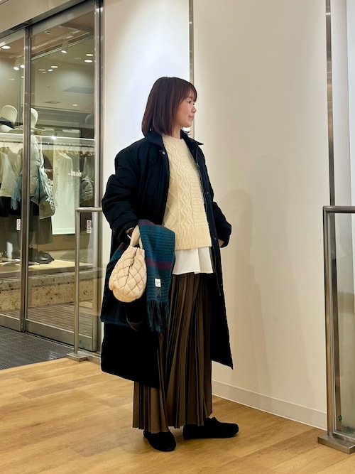 セール】ステッチレスライトダウンロングコート（ダウンジャケット