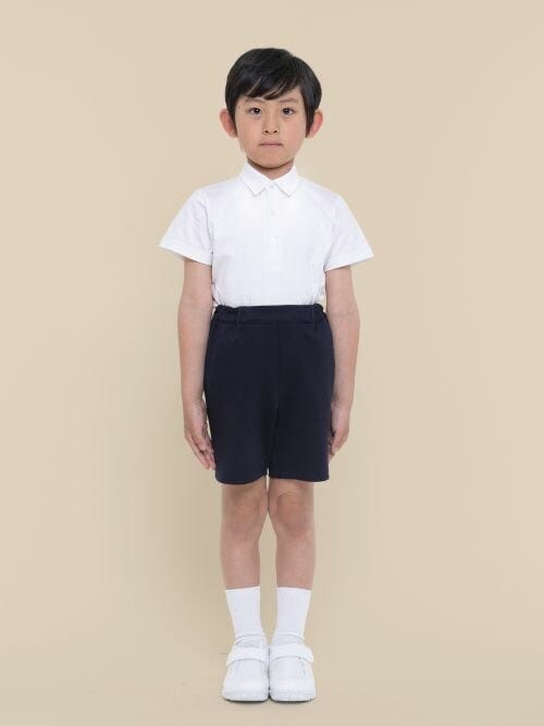 【小学校受験】CHOPIN シルケット天竺半袖 シャツ 120cm　ホワイト