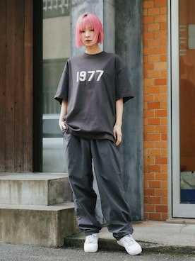 「FOG ESSENTIALS（エフオージーエッセンシャルズ）のアイテム」を使った、Rooptokyoさん（レディース・170cm）の夏コーディネート