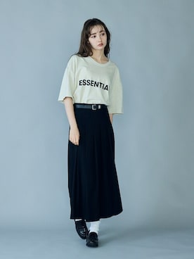 「FOG ESSENTIALS（エフオージーエッセンシャルズ）のアイテム」を使った、Rooptokyoさん（レディース・165cm）の夏コーディネート