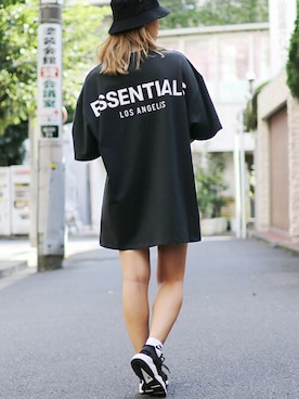 「FOG ESSENTIALS（エフオージーエッセンシャルズ）のアイテム」を使った、Rooptokyoさん（レディース・160cm）の夏コーディネート