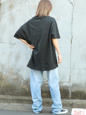 「FOG ESSENTIALS（エフオージーエッセンシャルズ）のアイテム」を使った、Rooptokyoさん（レディース・160cm）の夏コーディネート