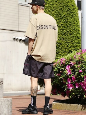 「NEW BALANCE（ニューバランス）のアイテム」を使った、Rooptokyoさん（メンズ・178cm）の夏コーディネート