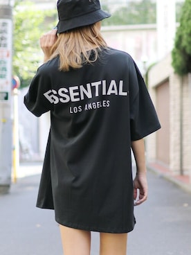 「FOG ESSENTIALS（エフオージーエッセンシャルズ）のアイテム」を使った、Rooptokyoさん（レディース・163cm）の夏コーディネート