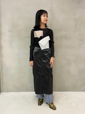 「シュートブーツ」｜AYUさん（レディース・158cm）の秋コーディネート
