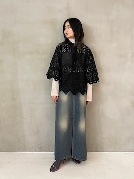 「ビジュー」｜AYUさん（レディース・158cm）の春コーディネート