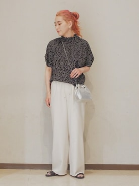 「TABITA（タビタ）のアイテム」を使った、増田さん（レディース・157cm）の春コーディネート