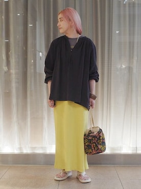 増田さん(レディース・157cm)の春コーディネート