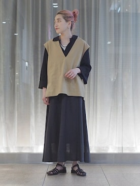 増田さん(レディース・157cm)の夏コーディネート