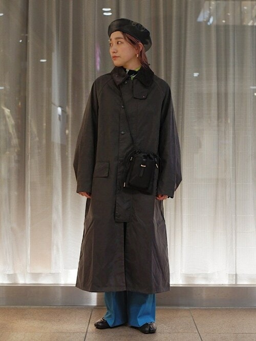 セール】Barbour:OS WAX BURGJLEY（ステンカラーコート）｜Barbour