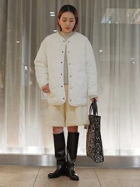 増田さん（レディース・157cm）の冬コーディネート