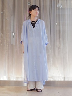 「EDER（エダー）のアイテム」を使った、増田さん（レディース・157cm）の春コーディネート