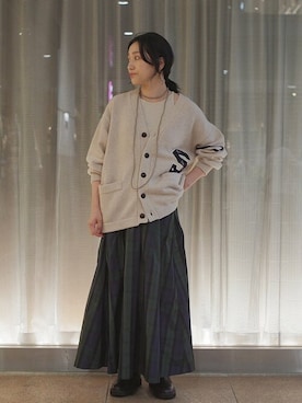 「アイテム（キャミソール）」を使った、増田さん（レディース・157cm）の夏コーディネート