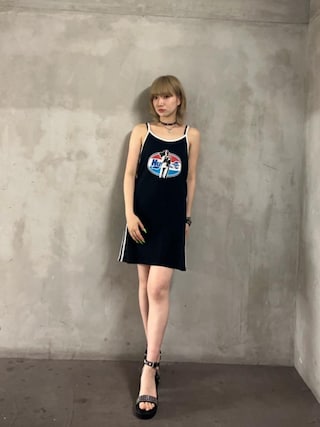 ヒステリックグラマー FANTASTIC GIRL キャミワンピース HYSTERIC GLAMOUR（ヒステリックグラマー）の「FANTASTIC GIRL