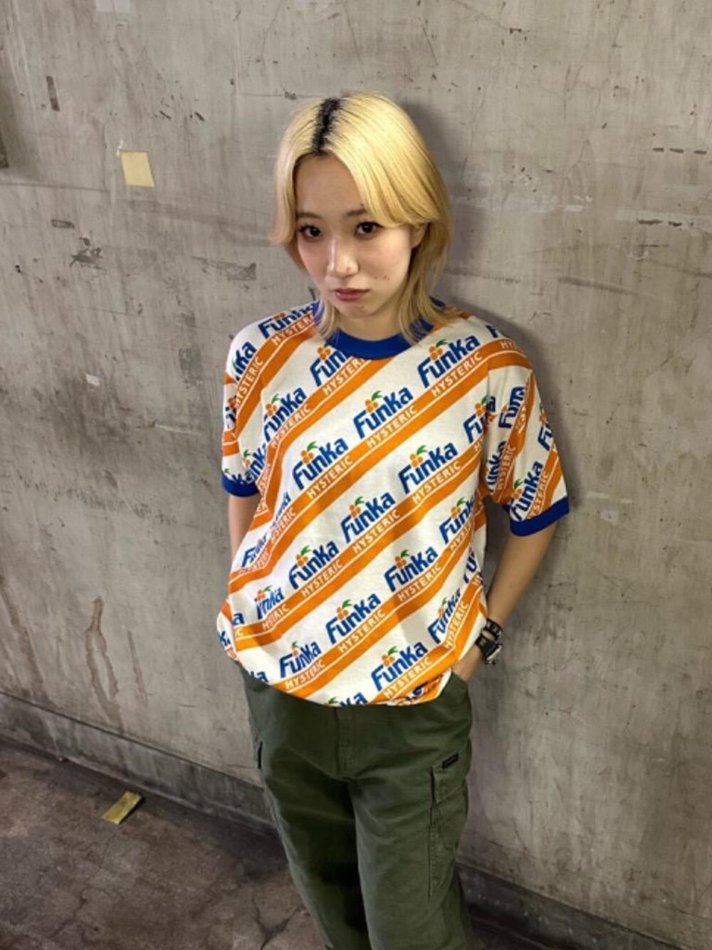 HYSTERIC GLAMOUR（ヒステリックグラマー）の「FUNKA HYSTERIC柄 T