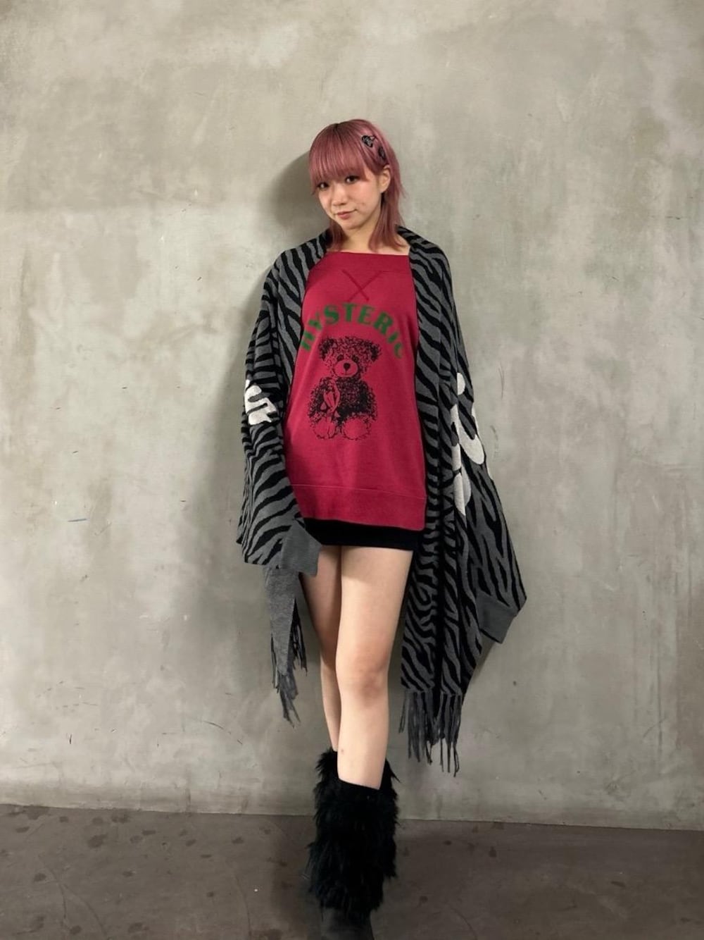 最新　新品ヒステリックグラマー　DELIGITジャカードショールカーディガン HG DELIGHTジャカード ショールカーディガン|HYSTERIC GLAMOUR