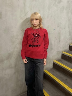 「HYSTERIC GLAMOUR（ヒステリックグラマー）のアイテム（チョーカー）」を使った、sakurakoさん（レディース・158cm）の冬コーディネート