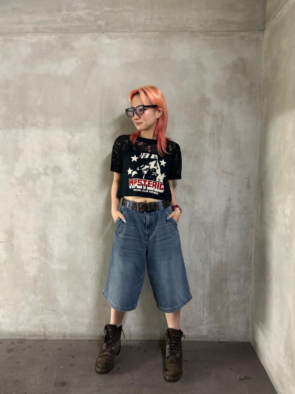 【ヒステリックグラマー】デニムハーフパンツ HYSTERIC GLAMOUR｜デニムハーフパンツ | Rakuten Fashion(楽天